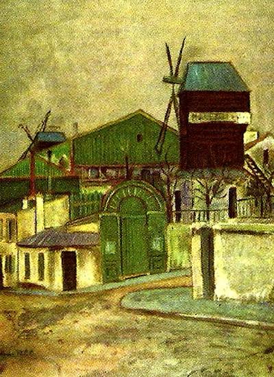 Maurice Utrillo moulin de la galette oil painting image